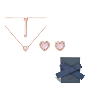 apm monaco VALENTINE collection zirconia necklace.