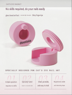 Ooolala automatic cat eye sucking device novices do not need to learn strong magnetic force to absorb wide light glass beads cat eye magnet