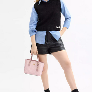 COACH Mollie Tote Bag 25 Fatty Pink.