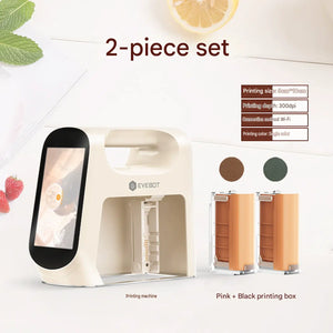Dual-color ink accessory package for طابعة كافيهات ومخابز (Cafes and bakeries printer) applications.
