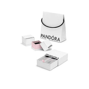 Pandora خاتم ملكي فاخر بتصميم تاج من فضة 925 مع أحجار لامعة.