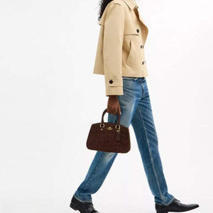 COACH Savannah 28 leather Crossbody Tote Large Maple.