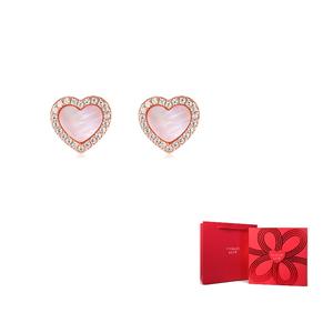 apm monaco valentine pink earrings.