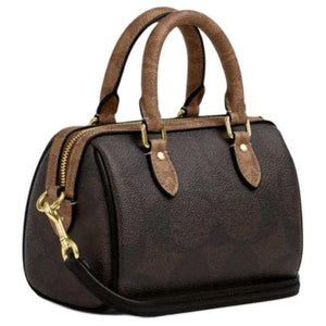 COACH Rowan 18 Crossbody Tote Mini Women's Tan.
