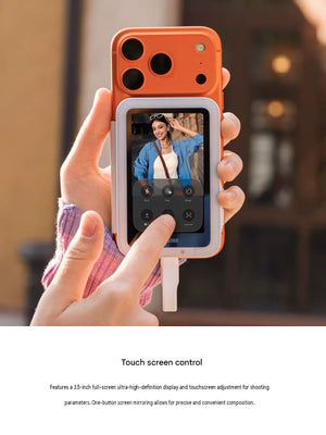 شاشة سيلفي Insta360 Snap نسخة الإضاءة مثبتة مغناطيسياً على ظهر الايفون