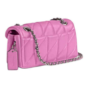 COACH Tabby 20 Leather Shoulder Bag Small Pink.
