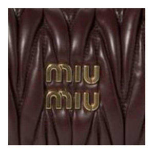 MIU MIU ميو ميو حقيبة هوبو واندر بتصميم مبطن جلد نابا.