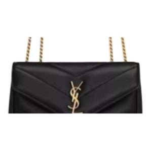 SAINT LAURENT LOULOU V-Quilted Black.