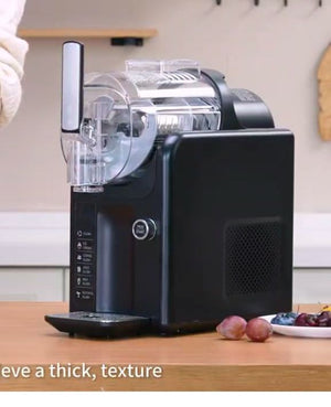 Commercial Soft Serve Ice Cream Machine for preparing creamy ice cream, slushies, and frozen drinks