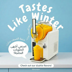 Modern Slush Machine and Soft Serve Ice Cream Machine with self-cleaning function and temperature control