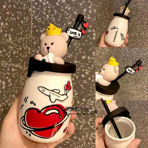 Starbucks Cup Bear Glass Straw.