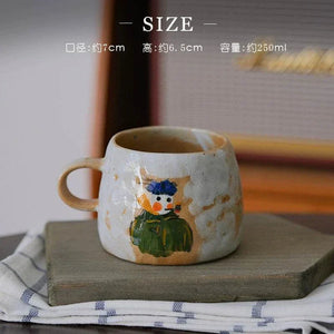 Yifang handmade coffee cup Van Gogh صنلعة يدوية.