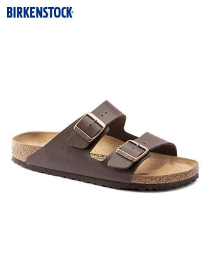 BIRKENSTOCK Arizona double-buckle slippers.
