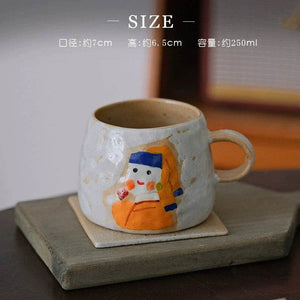 Yifang handmade coffee cup Van Gogh صنلعة يدوية.