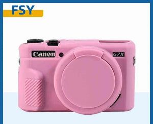 For Canon G7x2 Protective Case G7x3 Camera Bag Case Silicone Case Cute Card Dust Case Soft Case SX730 Portable Dropproof Accessories.