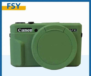 For Canon G7x2 Protective Case G7x3 Camera Bag Case Silicone Case Cute Card Dust Case Soft Case SX730 Portable Dropproof Accessories.