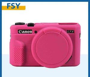 For Canon G7x2 Protective Case G7x3 Camera Bag Case Silicone Case Cute Card Dust Case Soft Case SX730 Portable Dropproof Accessories.