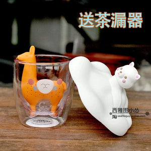 Starbucks Cup Bear Glass Straw.