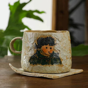 Yifang handmade coffee cup Van Gogh صنلعة يدوية.