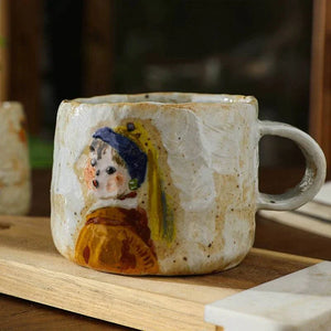 Yifang handmade coffee cup Van Gogh صنلعة يدوية.