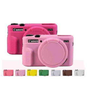 For Canon G7x2 Protective Case G7x3 Camera Bag Case Silicone Case Cute Card Dust Case Soft Case SX730 Portable Dropproof Accessories.
