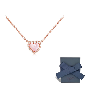 apm monaco VALENTINE collection zirconia necklace.