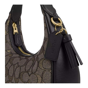 COACH CARMEN 20 Charcoal Black.