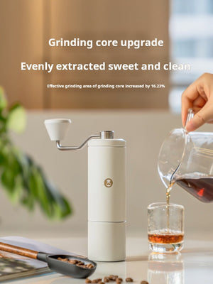 مطحنة قهوة يدوية تايمور Timemore Chestnut بالشفرات المخروطية الفولاذية
