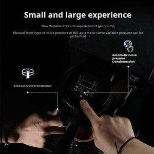 خيارات وإعدادات التحكّم عبر اللمس في الة قهوة WPM KD-410 touch interface features poster.