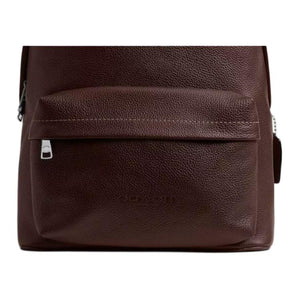 COACH Taylor 30 Zipper Closure Refined Pebble Leather Backpack Large Women's Maple Wood