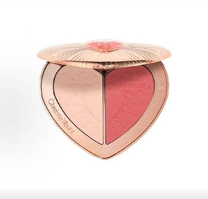 CT Two-color blush plate Love card matte The atmosphere shifts the facial expansion Uniform skin color Cosmetics
