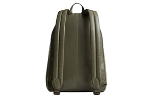 COACH Hall 29 Adjustable Zipper Shoulder Strap Leather Backpack Large Men's Green