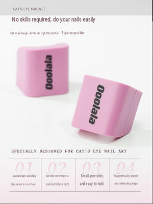 Ooolala automatic cat eye sucking device novices do not need to learn strong magnetic force to absorb wide light glass beads cat eye magnet