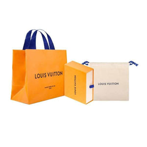LOUIS VUITTON SAY YES Double Heart Embellished Canvas Cowhide Bracelet Women's Gold.
