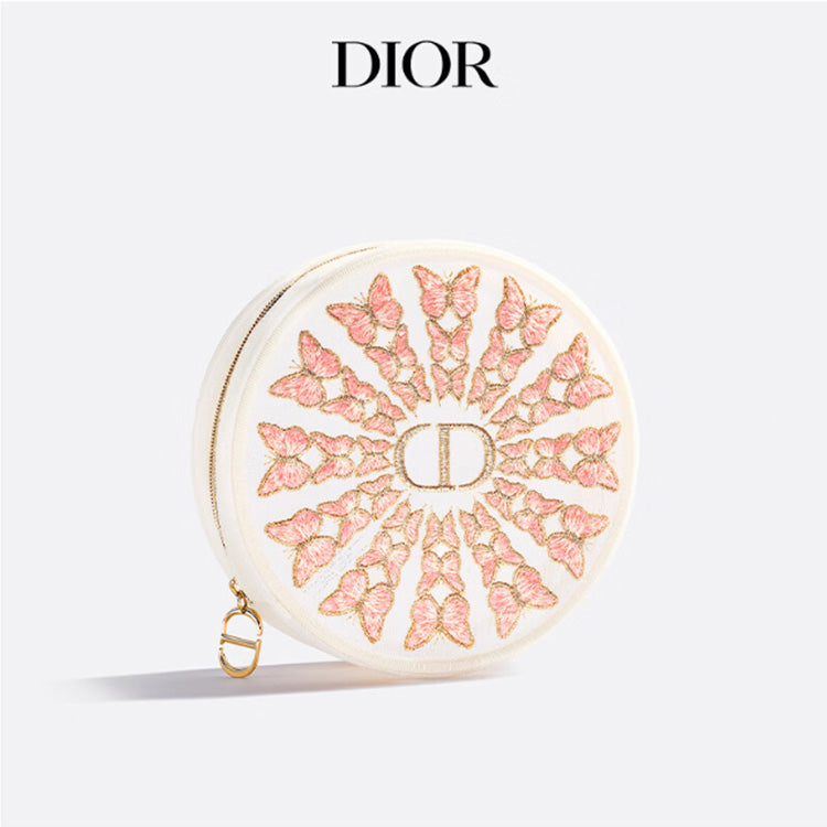 DIOR Butterfly Mesh Makeup Bag Limited Edition Convenient for Storage