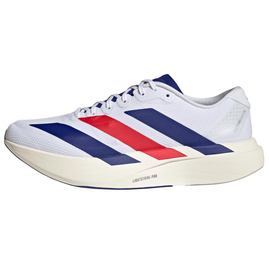 حذاء adidas Adizero Evo SL أبيض وأزرق حذاء جري