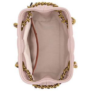 COACH Jade Qixi Festival Gift 15 Drawstring and Magnetic Closure Sheepskin Small Lucky Bag Crossbody Bag Mini Women's Pink