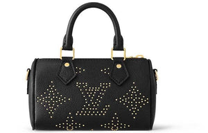 LOUIS VUITTON Nano Speedy  Black.