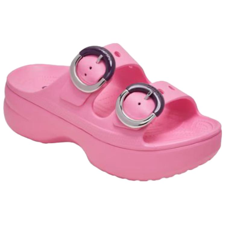 صندل نسائي أصلي 100% Crocs باللون الوردي المريح