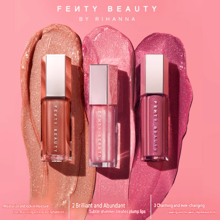 FENTY BEAUTY Stardust Radiance Lip Gloss Lip Gloss Mirror Finish Natural Long-lasting Pollute Lip 9ml