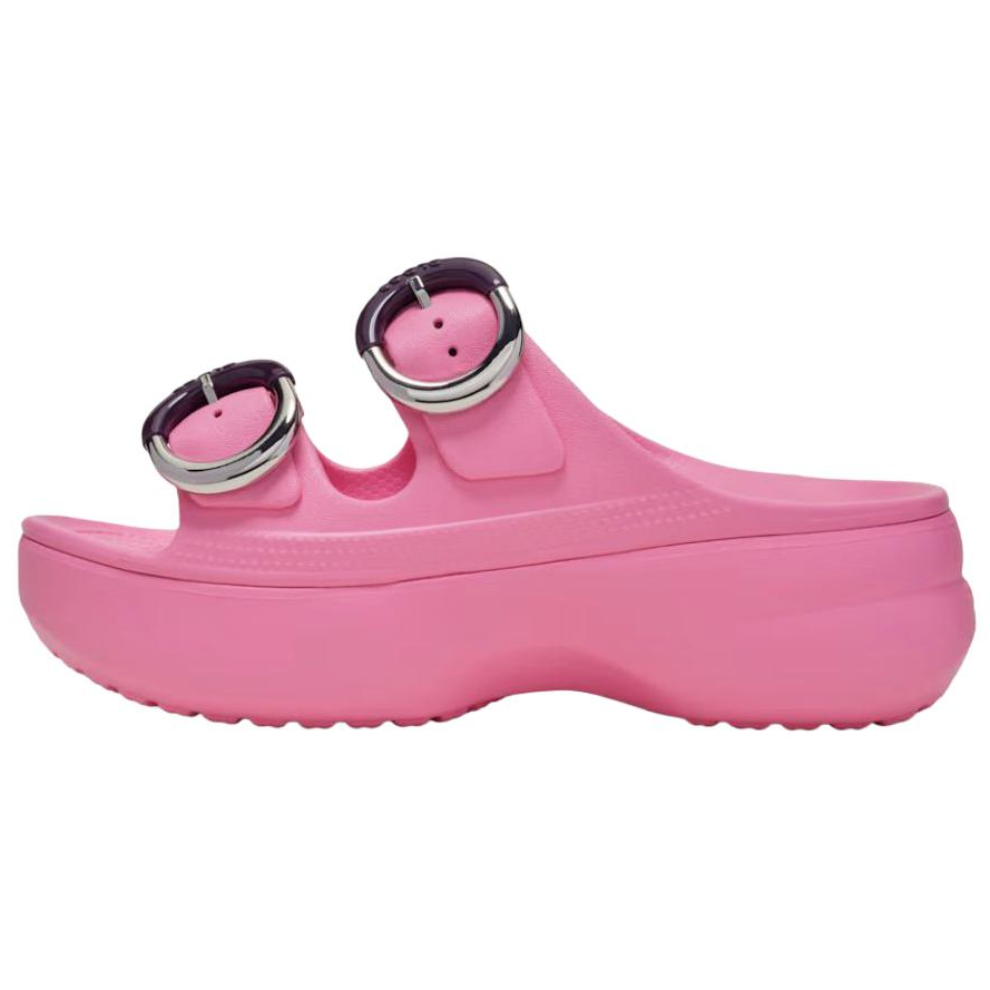 صندل نسائي أصلي 100% Crocs باللون الوردي المريح