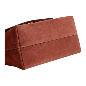 COACH Chelsea 30 Minimalist Design Push-Lock Cleavage Leather Single Shoulder Bag Large Women's Terracotta Color