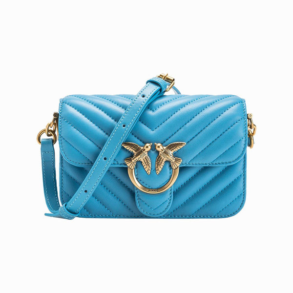 PINKO | [Christmas Zone] twill quilted bird bag