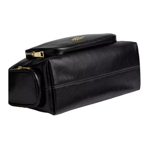 COACH Laurel 30 Zipper Detachable Shoulder Strap Leather Single Shoulder Bag Large Women's Black