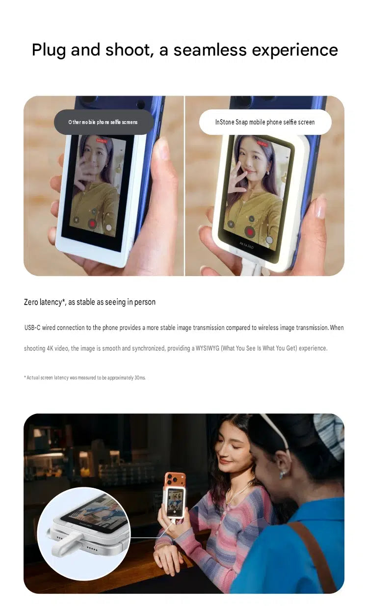 الغطاء الواقي لشاشة Insta360 Snap يحفظ الكابل ويحمي الشاشة