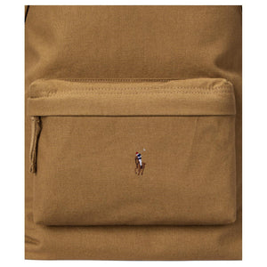 Polo Ralph Lauren Signature Pony Emblem Fabric Backpack Men's Brown-Yellow