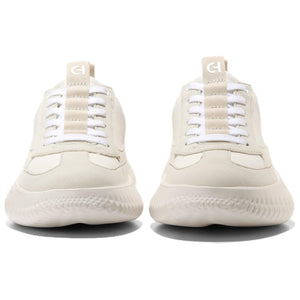 COLE HAAN ZEROGRAND Series Round Toe Versatile Thick Sole Low-Top Casual Shoes for Women, White