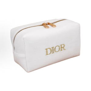 DIOR [Custom Makeup Bag] RISK Zhuang Sheng Xiaomeng Handbag Crossbody Bag Butterfly Pearl Platinum