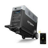 🔋 محطة طاقة شمسية 3840Wh محمولة AFERIY LiFePO4 مع ألواح شمسية 400W (قطعتين).