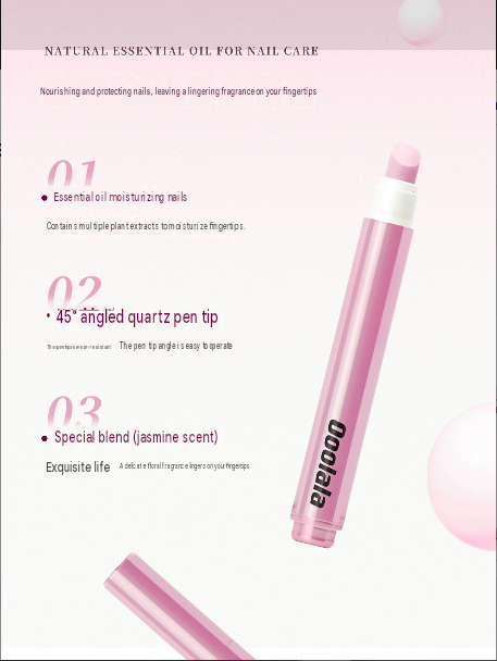 Ooolala 3-in-1 Serum Pen Moisturizing Nail Skin Removal Fingernail Tool Nail Polish Nutrient Solution